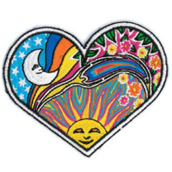 Dan Morris Night Day Heart Patch 3.5"