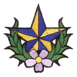 Nautical Star Patch 3"