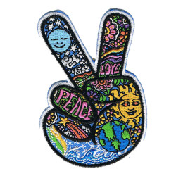 Dan Morris Peace Fingers Patch 3.5"