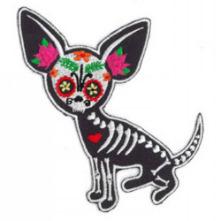 Evilkid Chihuahua Muerta Patch 3.75"
