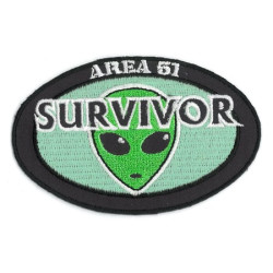 Area 51 Survivor Alien Patch 3.5" Area 51 Survivor Alien Patch 3.5"