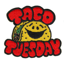 Taco Tuesday Patch 3.5"