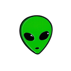 Alien Head Enamel Pin 1.25" Alien Head Enamel Pin 1.25"
