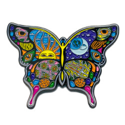 Dan Morris Butterfly Jumbo Enamel Pin 2"