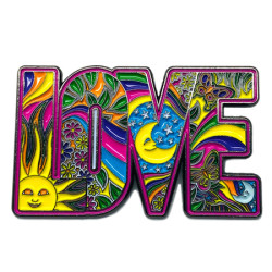 Dan Morris Love Jumbo Enamel Pin 2"