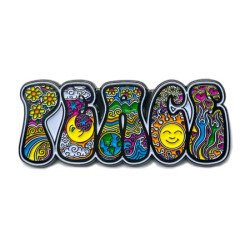 Dan Morris Peace Jumbo Enamel Pin 2"
