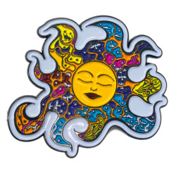 Dan Morris Sun Jumbo Enamel Pin 2"