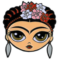 Evilkid Frida Enamel Pin 1"