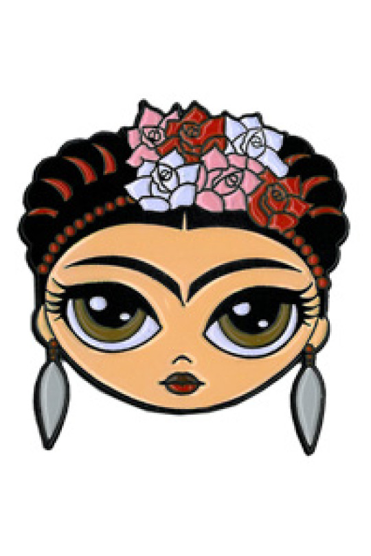 Evilkid Frida Enamel Pin 1"