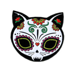 Evilkid Gato Muerto Enamel Pin 1.25"