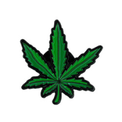 Leaf Enamel Pin 1"