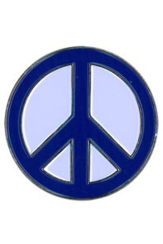 Peace Sign Enamel Pin 1"