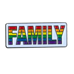 Rainbow Family Enamel Pin 1.25"