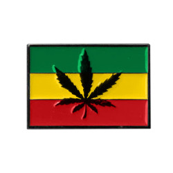Rasta Leaf Enamel Pin 1.25" Rasta Leaf Enamel Pin 1.25"