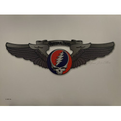 Grateful Dead Pilot Wings SYF Lithograph
