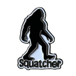 Squatcher Bigfoot Enamel Pin 1.25" Squatcher Bigfoot Enamel Pin 1.25"