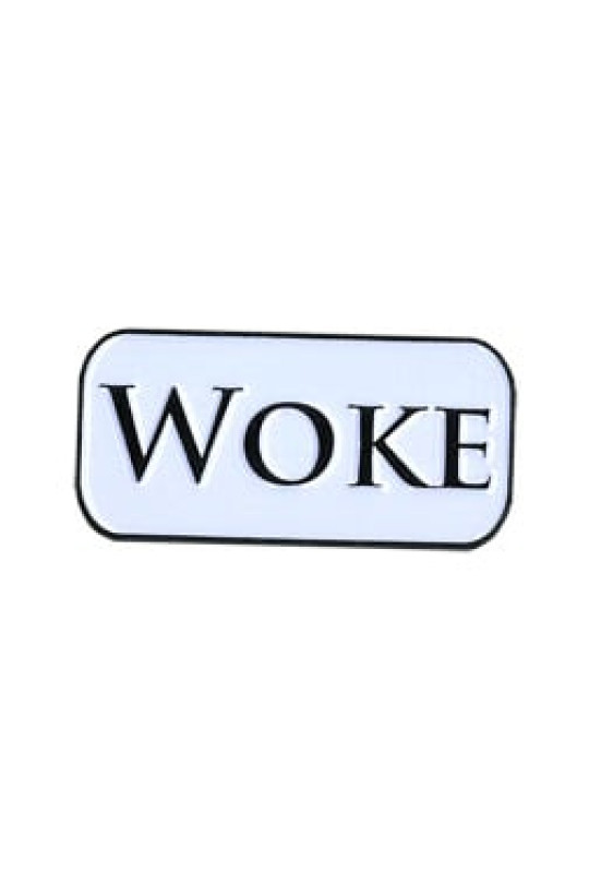 Woke Enamel Pin 1"