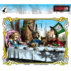 Alice in Wonderland Tea Party Sticker 5"