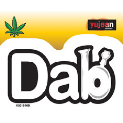 Dab Sticker 3.25"