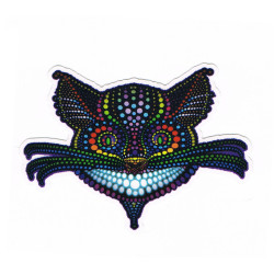 Cheshire Cat Mini Face Sticker 2.75"