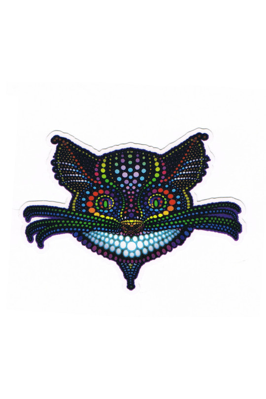 Cheshire Cat Mini Face Sticker 2.75"