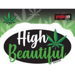 High Beautiful Sticker 3.5"