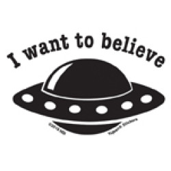 UFO I Want To Believe Patch