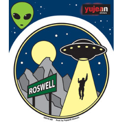 Roswell Alien Sticker 4" Roswell Alien Sticker 4"
