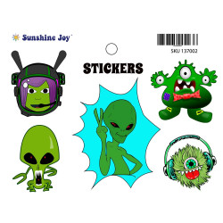Alien Multi Sticker 5" Alien Multi Sticker 5"