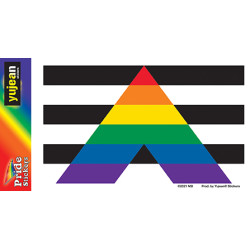 Ally Flag Sticker 5.25" Ally Flag Sticker 5.25"