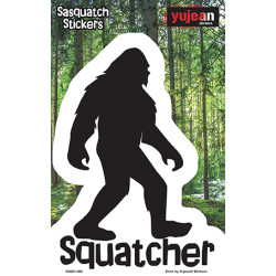 Squatcher Bigfoot Sticker 5.5" Squatcher Bigfoot Sticker 5.5"