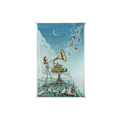 Let There Be Songs Heady Art Print Mini Tapestry 30x45 - Artwork by Mike DuBois  **TARIFF SURCHARGE**