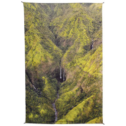 Hawaiian Multi Falls Heady Art Print Mini Tapestry 30x45 - Artwork by G. Scott B.