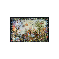 Gnome Dream Heady Art Print Mini Tapestry 30x45 - Artwork by Mike DuBois