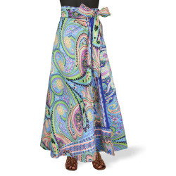 Infinity Star Wrap Skirt with Zip Pocket