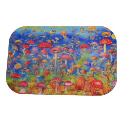 Mushroom Beach Large 3D Lenticular Magnetic Cover Lid