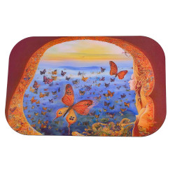 Butterfly Hair Whisperer Large 3D Lenticular Magnetic Cover Lid