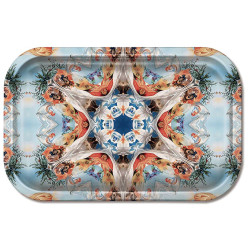 Goldfish Mandala Large Rolling Tray