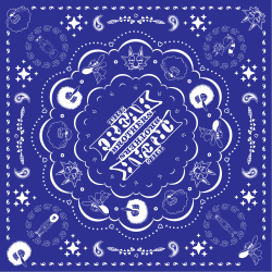 Freak Brothers Bandana 22x22 Blue  **Sale**