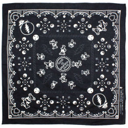 Good Ol' Grateful Dead Bandana Black 22x22