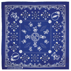 Good Ol' Grateful Dead Bandana Blue 22x22
