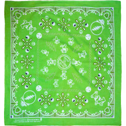 Good Ol' Grateful Dead Bandana Green 22x22
