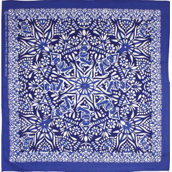 Grateful Dead Blue Bear Mandala Bandana 22x22