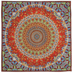 Grateful Dead Vibrating Bears Bandana 22x22