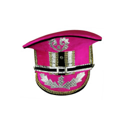 Pink Velvet Marching Band Hat
