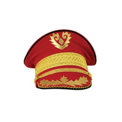 Red Velvet Marching Band Hat