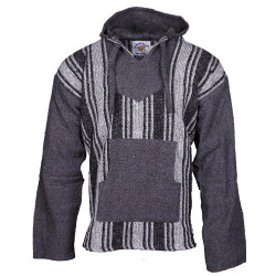 Baja Joy Pull Over Hoodie Grey Sleeves *SALE*