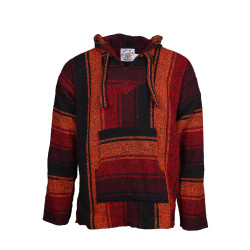 Baja Joy Pull Over Hoodie Autumn Sunset SMALL ONLY