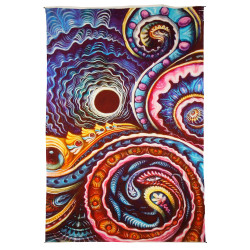 Event Horizon Heady Art Print Tapestry 53x85 - Artwork by Randal Roberts