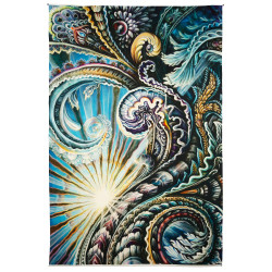 Solstice Heady Art Print Tapestry 53x85 - Artwork by Randal Roberts